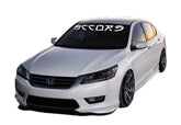 Honda Accord Chinese letter Windshield banner vinyl decals stickers - Brands Distributor